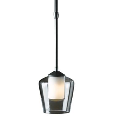 Simple Adjustable Pendant with Double Glass by Hubbardton Forge - Starlight Lighting USA and Canada